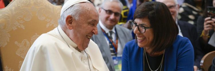 Papst Franziskus Margaret Karram